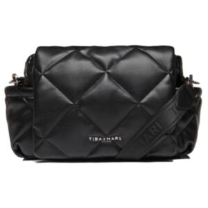 Tiba+Marl® Torba za prematanje Nova Eco Compact Quilted Faux,, Black