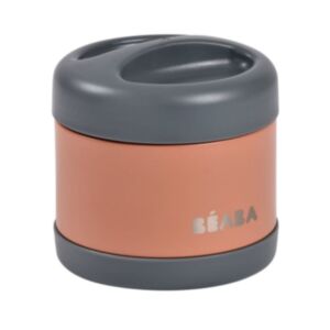Beaba® Termo Posuda 500 ml, Mineral grey/Terracotta