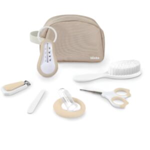 Béaba® Toaletna torbica s dodacima za njegu bebe (7 kom), Clay Earth