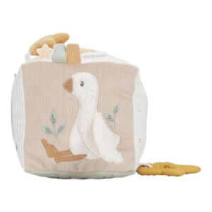 Little Dutch® Aktivna plišana kocka, Newborn Naturals