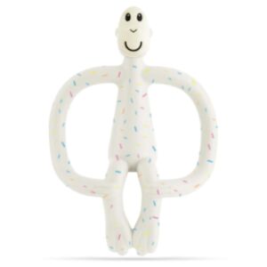 Matchstick Monkey® Grickalica sa masažnom zubnom četkom Classic, Confetti Cream