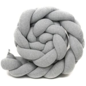 Puffi® Obruba pletenica za krevetić, Grey Melange