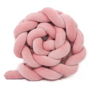 Puffi® Obruba pletenica za krevetić velvet, Rose