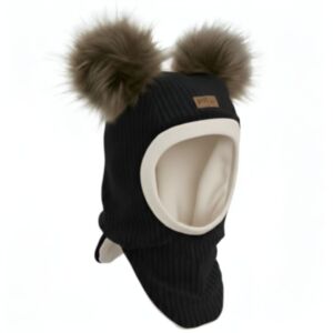 Puffi® Dječja kapa Balaclava, Black