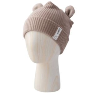 Puffi® Dječja kapa ribbed medo velvet, Taupe