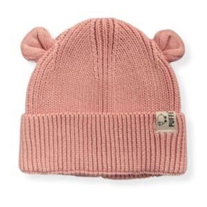 Puffi® Dječja kapa Knitted Bear, Rose
