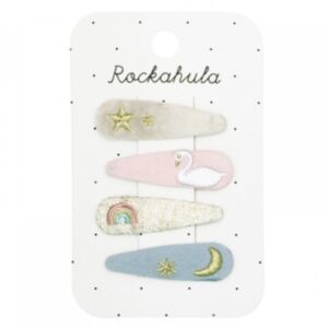 Rockahula Dječje kopče za kosu, Enchanted Embroidery