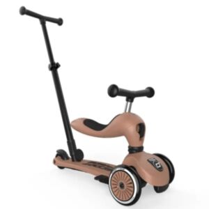 Scoot&Ride® Dječja guralica i romobil Highwaykick 1 Push and Go, Mocha